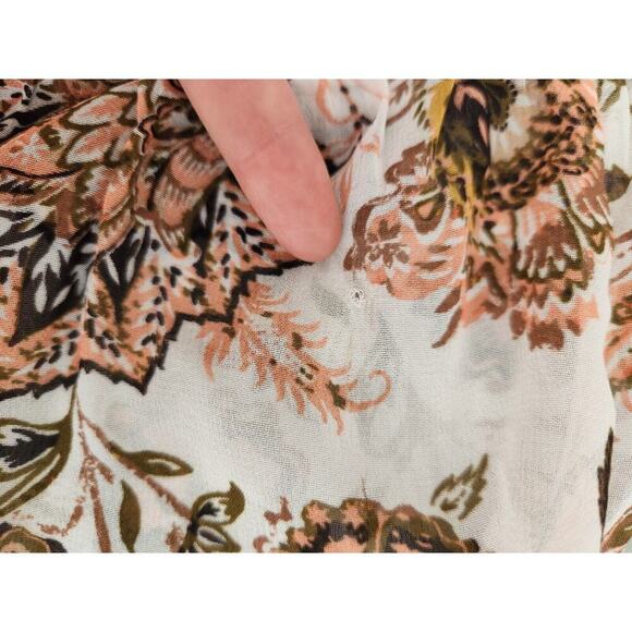 NWD By Anthropologie V-Neck Long-Sleeve Maxi Dress Size XXS Neutral #MA412 - Picture 8 of 13